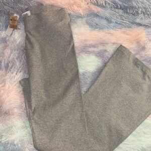 Victorias Secret PiNK Gray Ribbed Pants wide leg